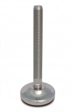 Stainless steel feet – heavy load – Stainless steel adjustable feet Ø 65, 30° tilting screw